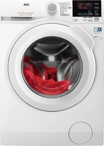 AEG L6fb86bgp1 - Wasmachine - 8 kg - 1600 tpm -, Ophalen of Verzenden, Nieuw, Voorlader, 85 tot 90 cm