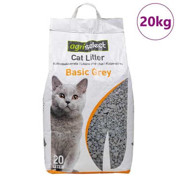 vidaXL Kattenbakvulling met babypoeder geur Bentoniet 20L, Verzenden, Nieuw