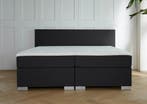 ACTIE! Boxspring Milano 140 200 Zwart, Verzenden, Zwart, Nieuw, 140 cm