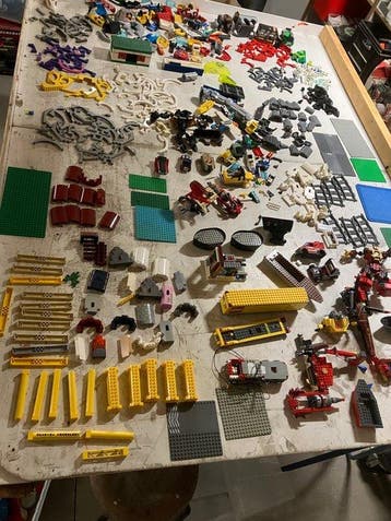 Lego Onderdelen - 6315 gram losse LEGO o.a. castle, Nieuw