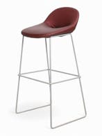 Artifort Beso barkruk, bordeaux, Ophalen of Verzenden, Gebruikt, Overige kleuren