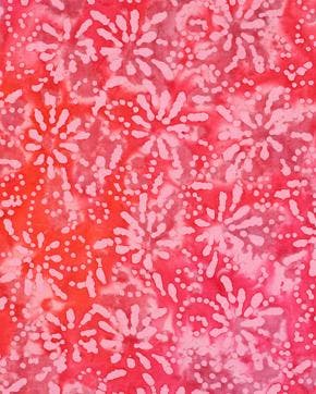 Katoen Batik Koraal, Hobby en Vrije tijd, Nieuw, Overige kleuren
