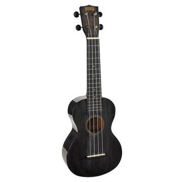 Mahalo MH2WTBK Hano Series Concert Ukulele Transparant Zwart, Ophalen of Verzenden, Nieuw