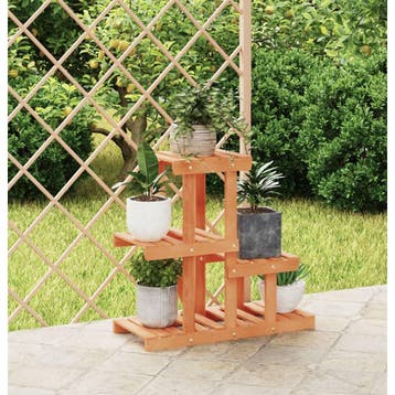 vidaXL Plantenstandaard 58x25x51 cm massief vurenhout, Verzenden, Nieuw