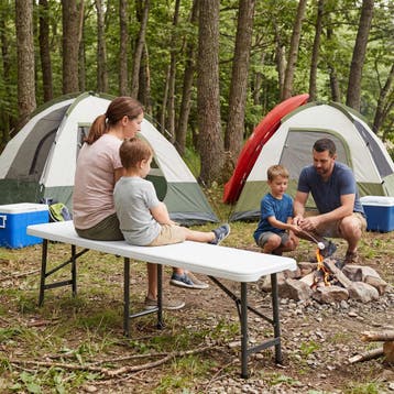 Campingtafelset Panja wit opvouwbaar - wit, Verzenden, Nieuw