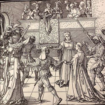 Albrecht Dürer (1471-1528), after - Masquerade Dance with