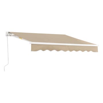 Zonnescherm Bitonto luifel handbediend met knikarm 250x200 c, Verzenden, Nieuw