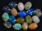 Ct. 9,0 Natuurlijke Ethiopische Opalen Cabochon - Hoogte: 7