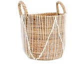 Bazar Bizar De Straight Stitched Macramé Mand - L -, Huis en Inrichting, Woonaccessoires | Schalen en Manden, Zo goed als nieuw