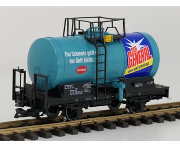 LGB 44407 General®-Kesselwagen DB mit Metallrader, Overige typen, Ophalen of Verzenden, Zo goed als nieuw, LGB