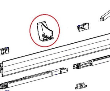 Thule Gliding Angle Lead Rail 8000, Ophalen of Verzenden, Nieuw, Thule