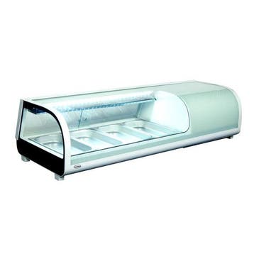 Sushivitrine 42L 111,7x42x26,5cm met schuifdeur, Verzenden, Nieuw in verpakking
