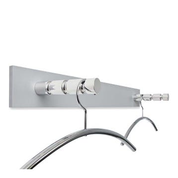Cascando Hangon Double 8 wandgarderobe voor 8 kledinghangers, Verzenden, Nieuw