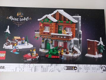 Lego Set - 10325 - Icons - Alpine Lodge / Winter Village, Nieuw