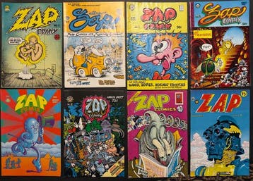 Zap! Comix #0-7 - Zap! Comix - 8 Comic collection - Diverse, Boeken, Nieuw