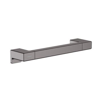 Badgreep HansGrohe AddStoris 34,8 cm Geborsteld Zwart Chroom, Ophalen of Verzenden, Nieuw