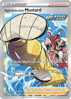 Rapid Strike Style Mustard tg27/tg30 Brilliant Stars, Ophalen of Verzenden, Nieuw, Losse kaart, Foil