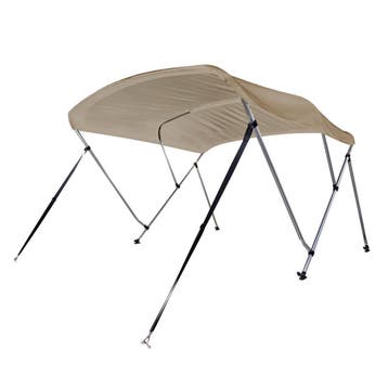 Navishade Biminitop 3 Boog 117cm Taupe Doek-Breedte 170 - 18, Ophalen of Verzenden, Nieuw