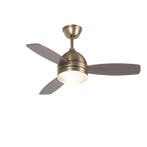 Plafondventilator brons 96cm met afstandsbediening - Rotar, Huis en Inrichting, Lampen | Plafondlampen, Verzenden, Nieuw, Modern