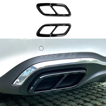 Exhaust Covers Voor Mercedes C Class S206/W206 AMG Line –, Ophalen of Verzenden, Nieuw