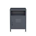 Nachtkastje | Bijzettafel | 40x40x55cm | Metaal | Antraciet, Verzenden, Nieuw