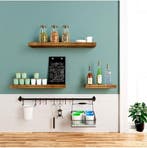 2dekans | Casaria Wandplank – 2 St. 90 cm 15kg Belastbaar –, Huis en Inrichting, Woonaccessoires | Wandplanken en Boekenplanken