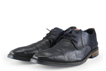 Floris van Bommel Veterschoenen in maat 47 Zwart, Verzenden, Zwart, Floris van Bommel, Zo goed als nieuw