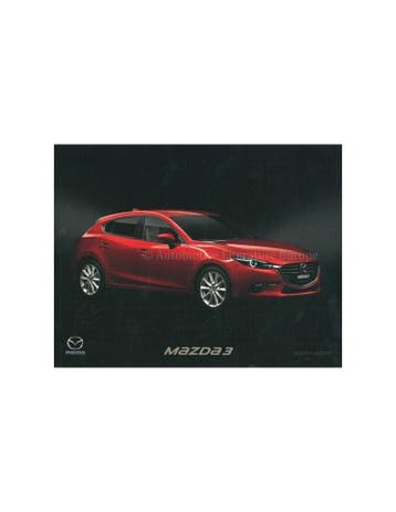 2017 MAZDA 3 BROCHURE NEDERLANDS, Boeken, Auto's | Folders en Tijdschriften, Nieuw, Mazda, Author