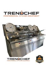 Bakwand Orlando 4 Pannen 4x 18 liter Met Randafzuiging, Nieuw in verpakking