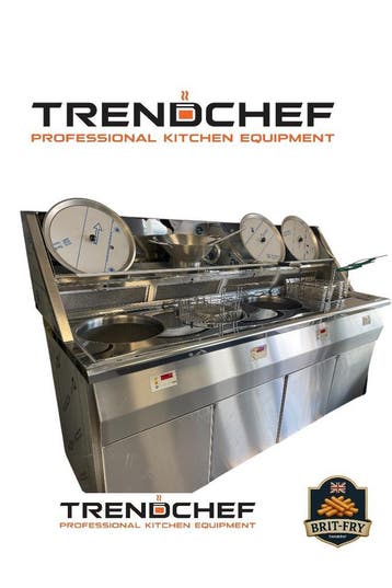 Bakwand Orlando 4 Pannen 4x 18 liter Met Randafzuiging, Nieuw in verpakking
