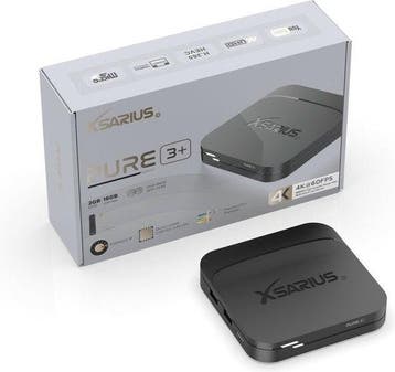 Xsarius Streaming Box Pure 3+ - 4K UHD, Verzenden, Nieuw