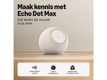 Amazon -  Echo Dot Max (2025 Release) Smart Speaker  - Wit, Verzenden, Nieuw, Slimme speaker, Overige merken
