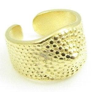 1 x DQ metaal ring african style goud kleur ca. 12,5 x 18..., Ophalen of Verzenden, Nieuw, Overige typen