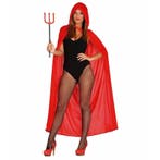 Rode fluwelen verkleed mantel met capuchon - Capes en mant.., Verzenden, Nieuw