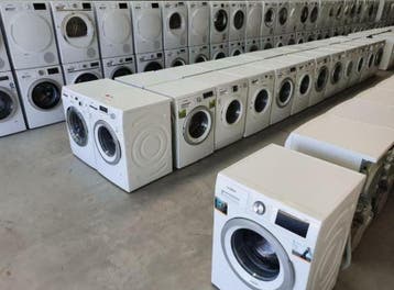 Droger Bosch Siemens AEG Warmtepomp Condens Drogers, 6 tot 8 kg, Ophalen of Verzenden, Zo goed als nieuw, Voorlader