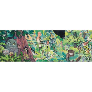 Djeco puzzel gallery uilen en vogel van €17,99 voor €17,90, Hobby en Vrije tijd, Ophalen of Verzenden, Nieuw