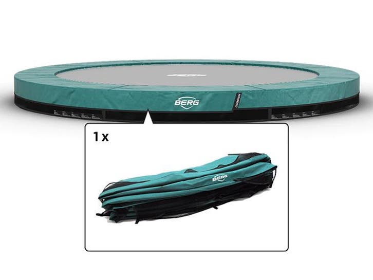 Trampoline Rand Berg Champion inground 427-430 cm Groen, Kinderen en Baby's, Speelgoed | Buiten | Trampolines, Nieuw, Ophalen of Verzenden
