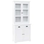 vidaXL Buffetkast met 4 deuren 80x40x180 cm MDF en, Verzenden, Nieuw