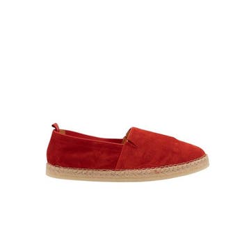TESTONI - 10 UK - 44 IT - Capri Espadrillas Unlined Suede, Nieuw