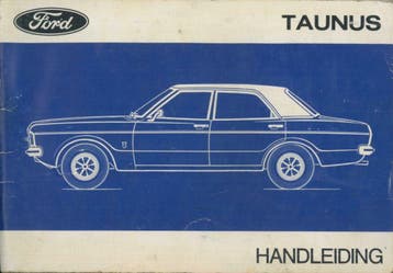 1971 Ford Taunus Instructieboekje Handleiding Nederlands!, Auto diversen, Handleidingen en Instructieboekjes, Verzenden