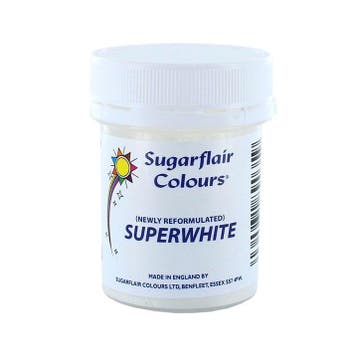 Sugarflair Superwhite Icing Whitener 20g, Verzenden, Nieuw