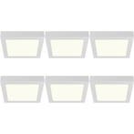 LED Downlight Opbouwspot - LED Paneel Slim 6 Stuks - Brinton, Ophalen of Verzenden, Nieuw, Minder dan 50 watt, Lamp met armatuur