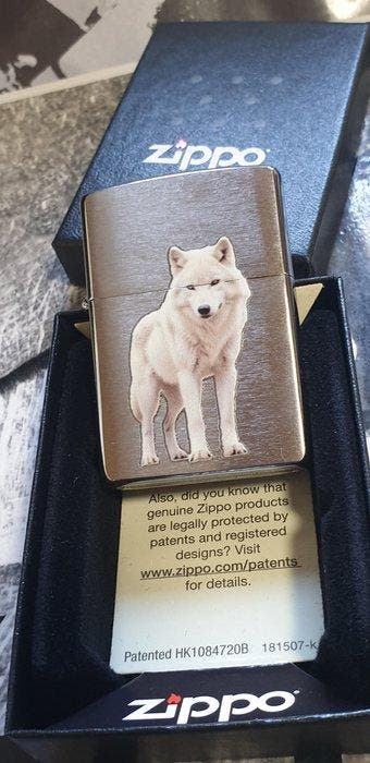 Zippo - Zippo Rarität weißer Wolf - Zonder minimumprijs -, Nieuw
