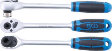 Bgs Technic Bit-ratelsleutel extra lang 10 mm (3/8) zeskant, Verzenden, Nieuw