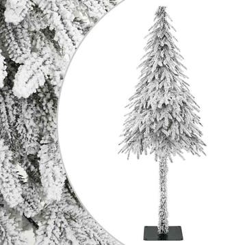vidaXL Kunstkerstboom Wit 86 x 86 x 210 cm Polyethyleen en, Verzenden, Nieuw