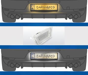 Carnamics Kentekenplaat Verlichting | Opel Astra 98-04 3-d /, Verzenden, Nieuw
