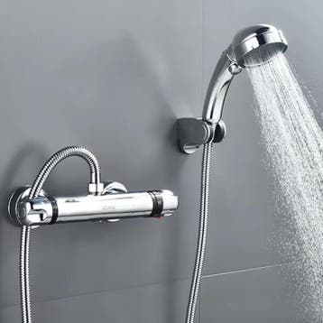 Thermostatische douche mengkraan 38 °C wandmontage, Verzenden, Nieuw