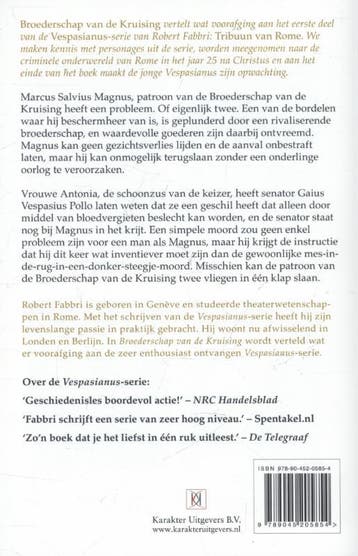 Broederschap van de kruising / Vespasianus / 0.5, Boeken, Verzenden, Zo goed als nieuw, Robert Fabbri