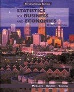 Statistics for Business and Economics 9780139505454, Zo goed als nieuw