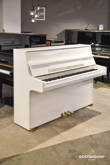 Samick SU-110 PWH messing piano - IMJ01421, Zo goed als nieuw, Wit, Piano